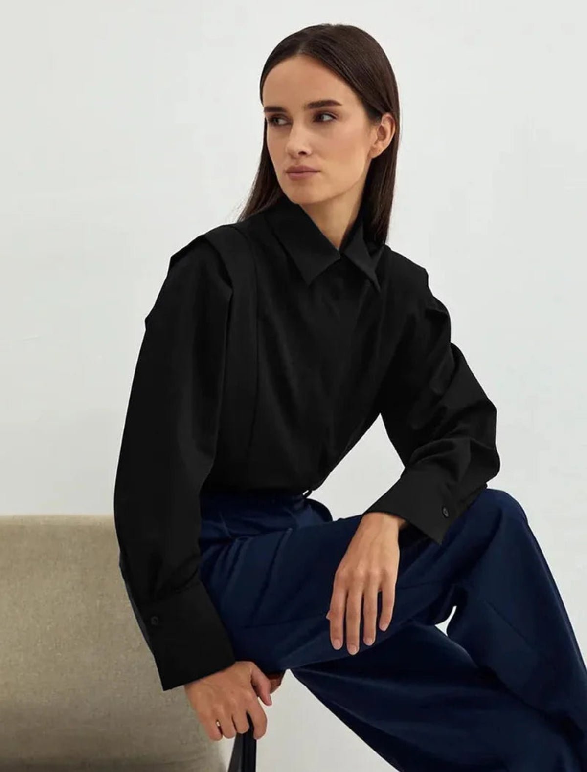 Button Down Square Shirt