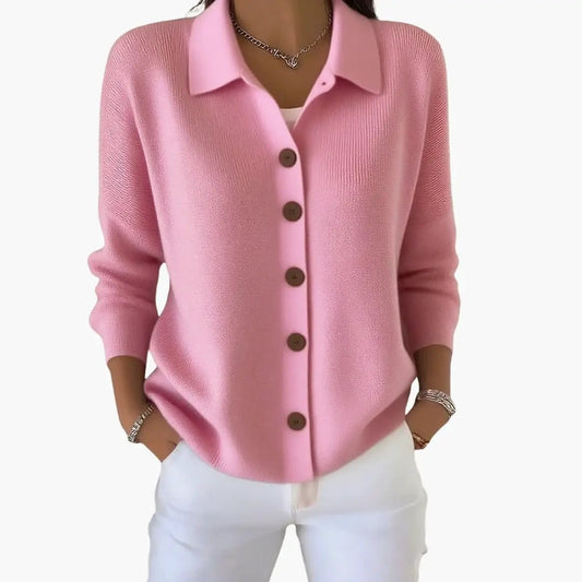 Alexa | Cardigan Sweater – Women's Textured Button Front Knit