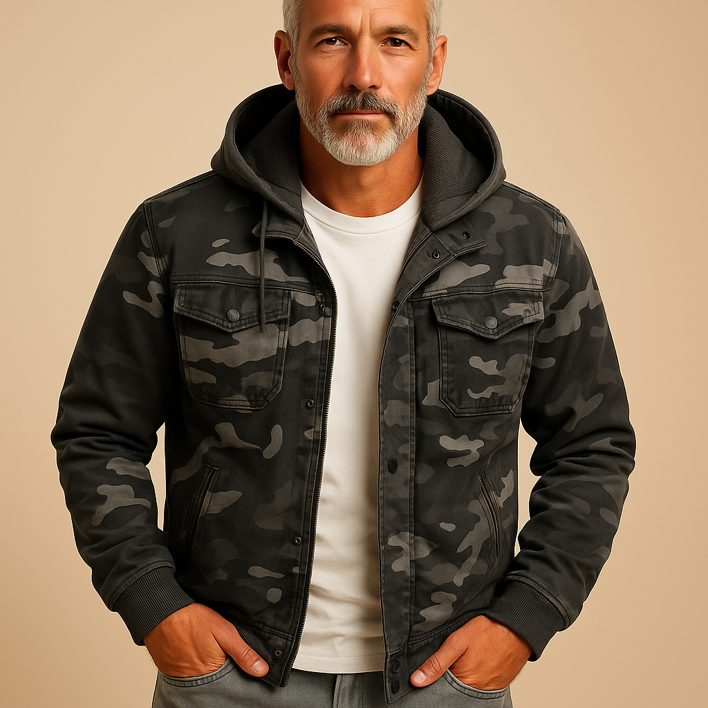 Camouflage outdoor jacket for men | Hunter