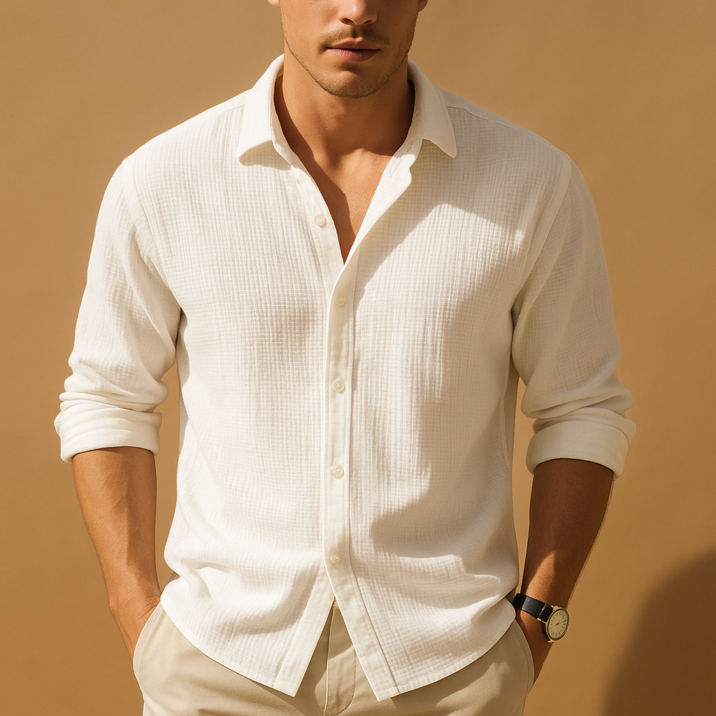 Casual long sleeve shirt for men | Oliver