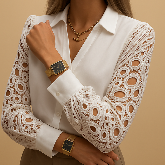 Lace sleeve blouse for women | Felicity