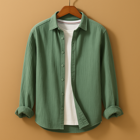 Long sleeve button down shirt for men | Oliver