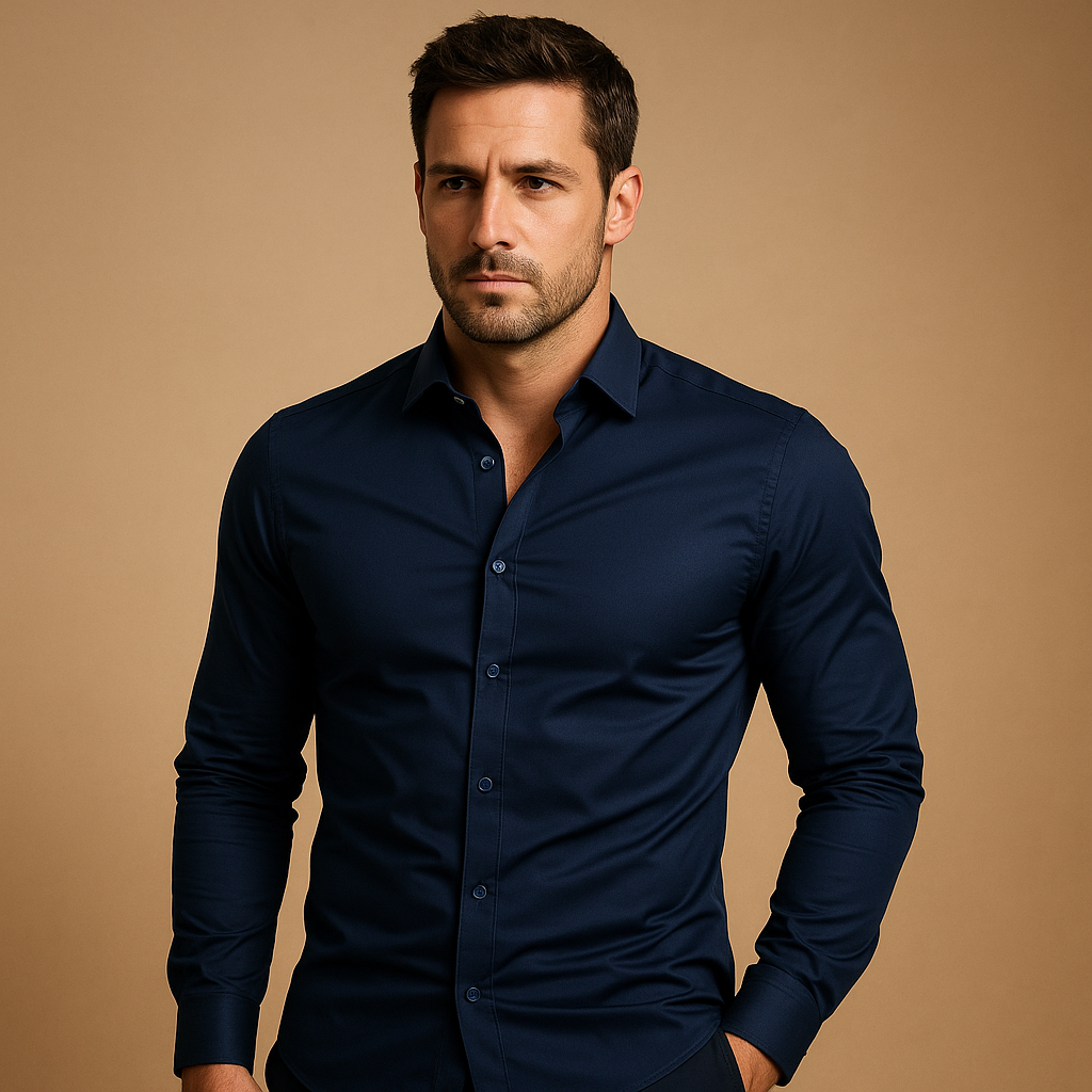 Slim fit cotton shirt for men | Ryan