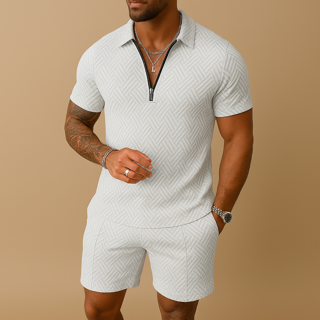 Summer polo shirt and shorts set for men | Daniel