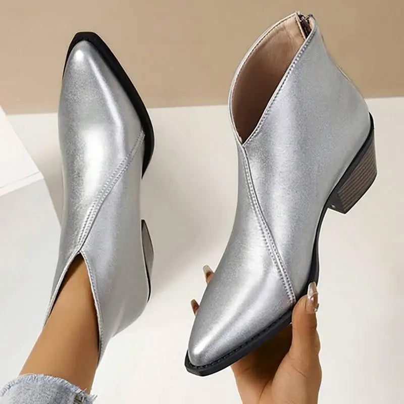 Women's Boots – Pointed-Toe Ankle Boots