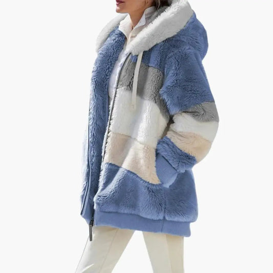Women's Jacket – Hooded Zip Fleece Jacket