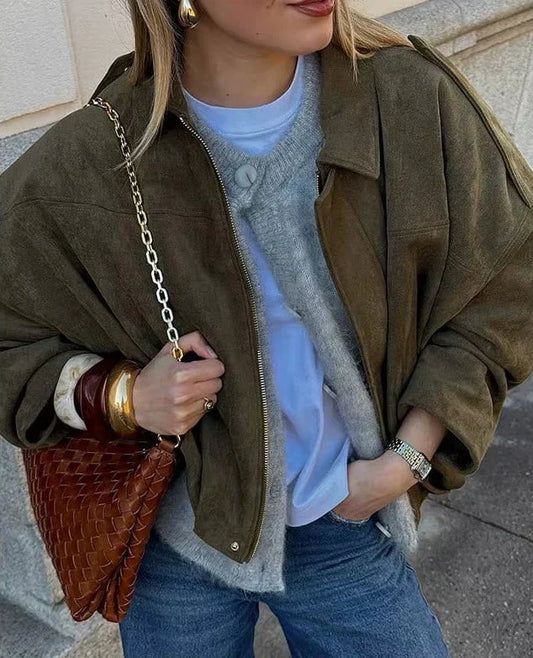 Women's Oversized Jacket – Relaxed Elegant Style