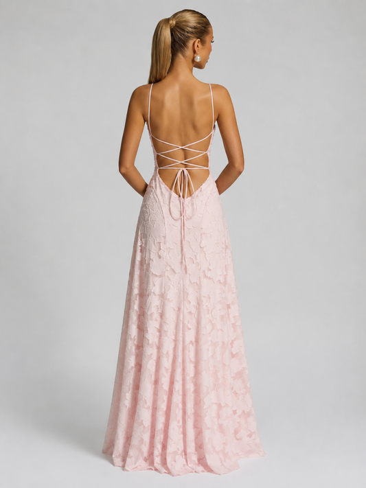 Women's Wedding Guest Dress – Floral Maxi Dress