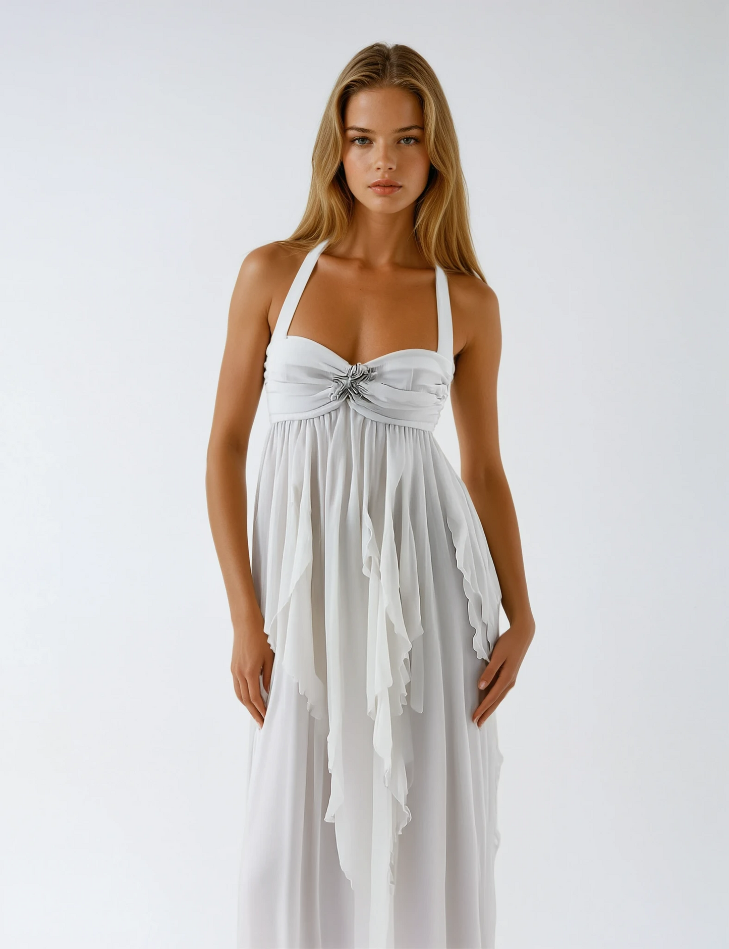 Ariel Summer Night Party Midi Dress