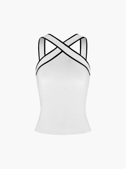 La Riviera Crossed Tank Top