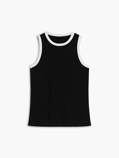 La Riviera Contrast Trim Tank Top