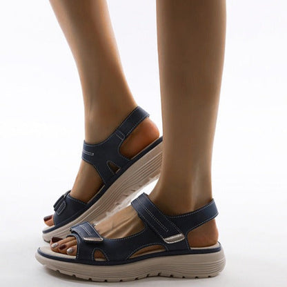 Zara - Platform Velcro Sandals