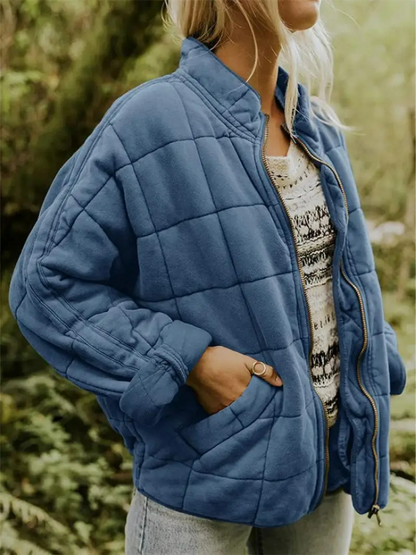 Oversized Transitional thickened women's jacket