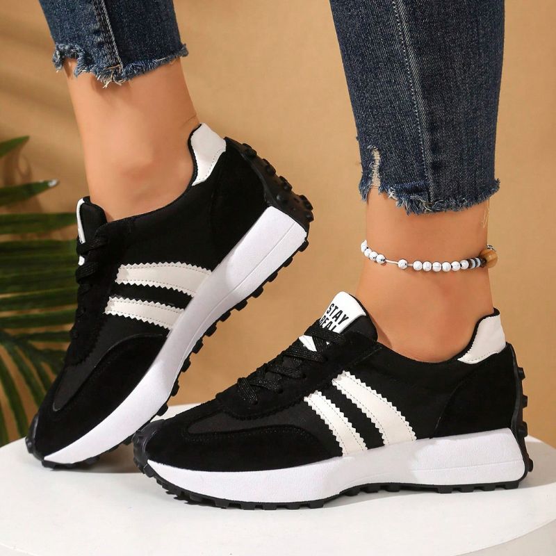 Women's Orthopedic Sneakers – Lightweight Lace-Up Casual Trainers