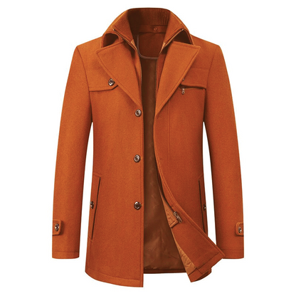 Elijah - Wool Blend Overcoat