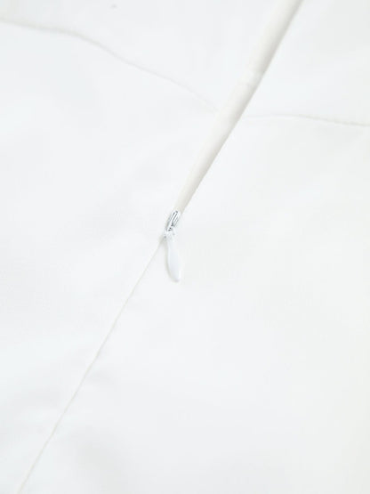 Marie Elegant A-line Summer Wedding Guest midi dress
