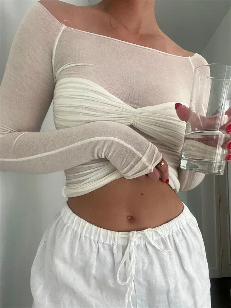 Kendall Sheer Mesh Top