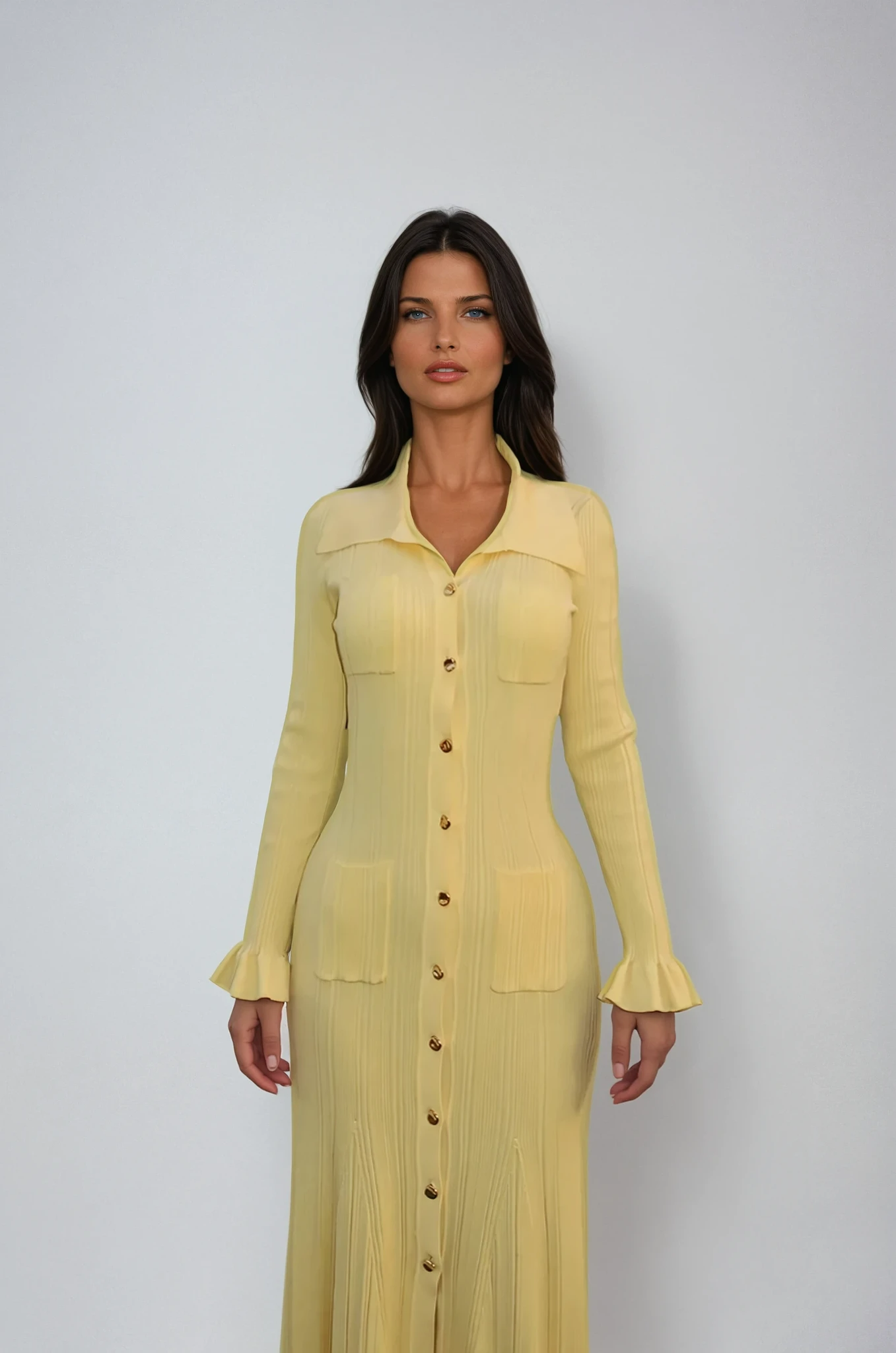 Sylvie Knit Smart Casual Summer Midi Dress