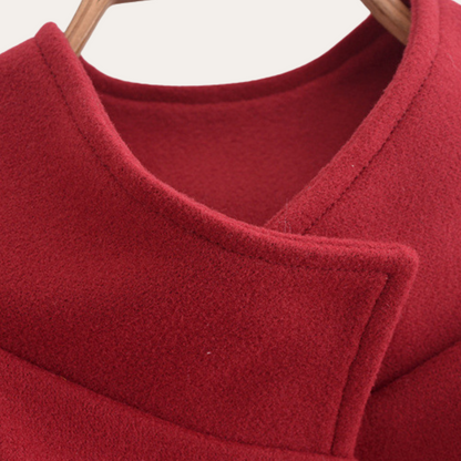 Stylish Wool Cape Coat for Women
