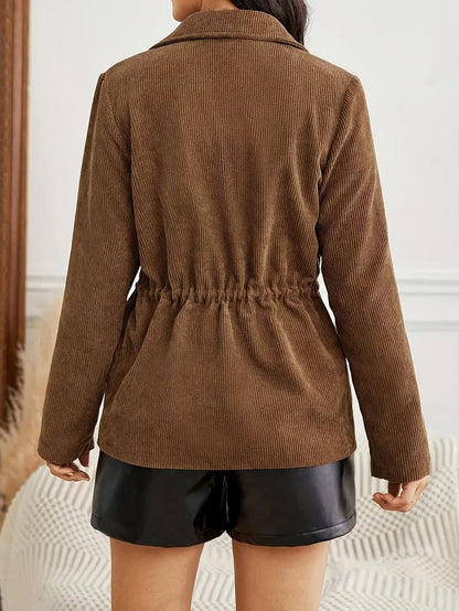 Women's Brown Corduroy Jacket