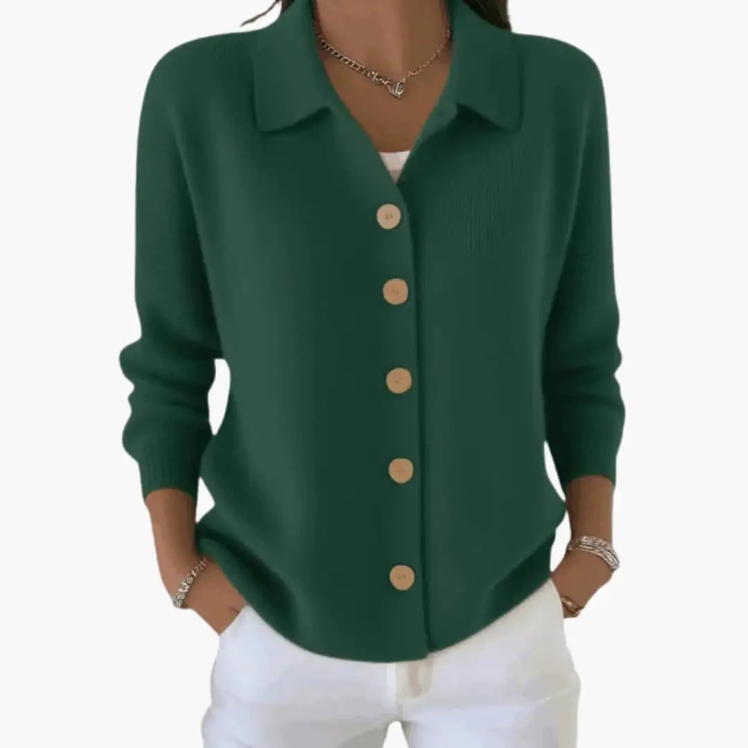 Alexa | Cardigan Sweater – Women's Textured Button Front Knit