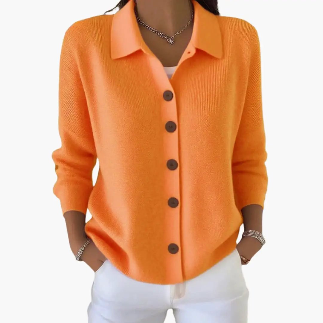 Alexa | Cardigan Sweater – Women's Textured Button Front Knit