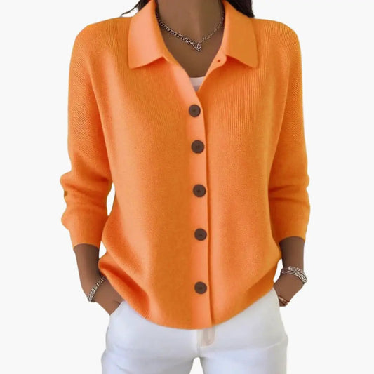 Alexa | Cardigan Sweater – Women's Textured Button Front Knit