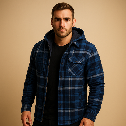 Bomber jacket with hood for men | Logan