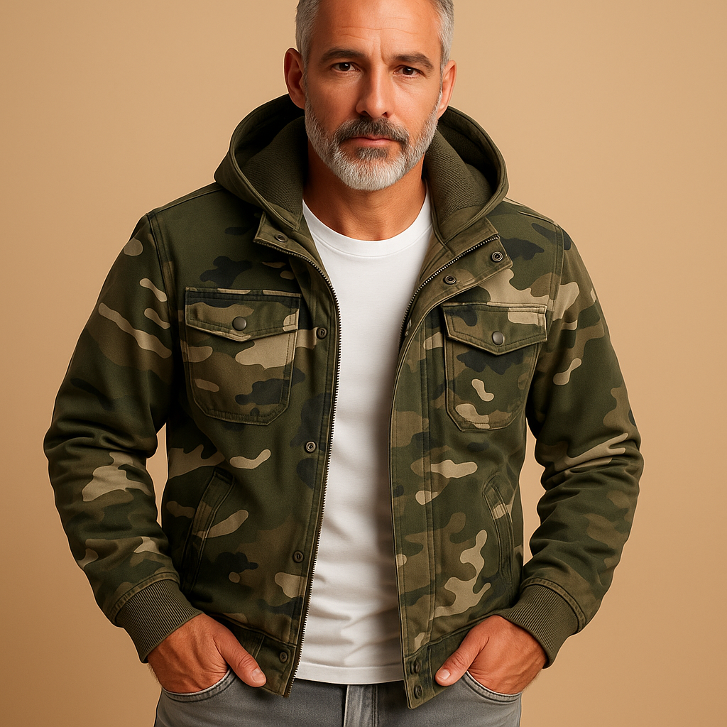 Camouflage outdoor jacket for men | Hunter