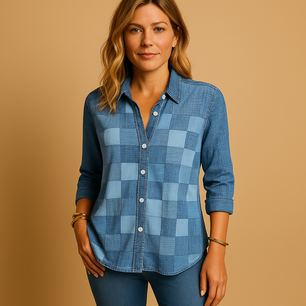 Checkered blouse for women | Clara