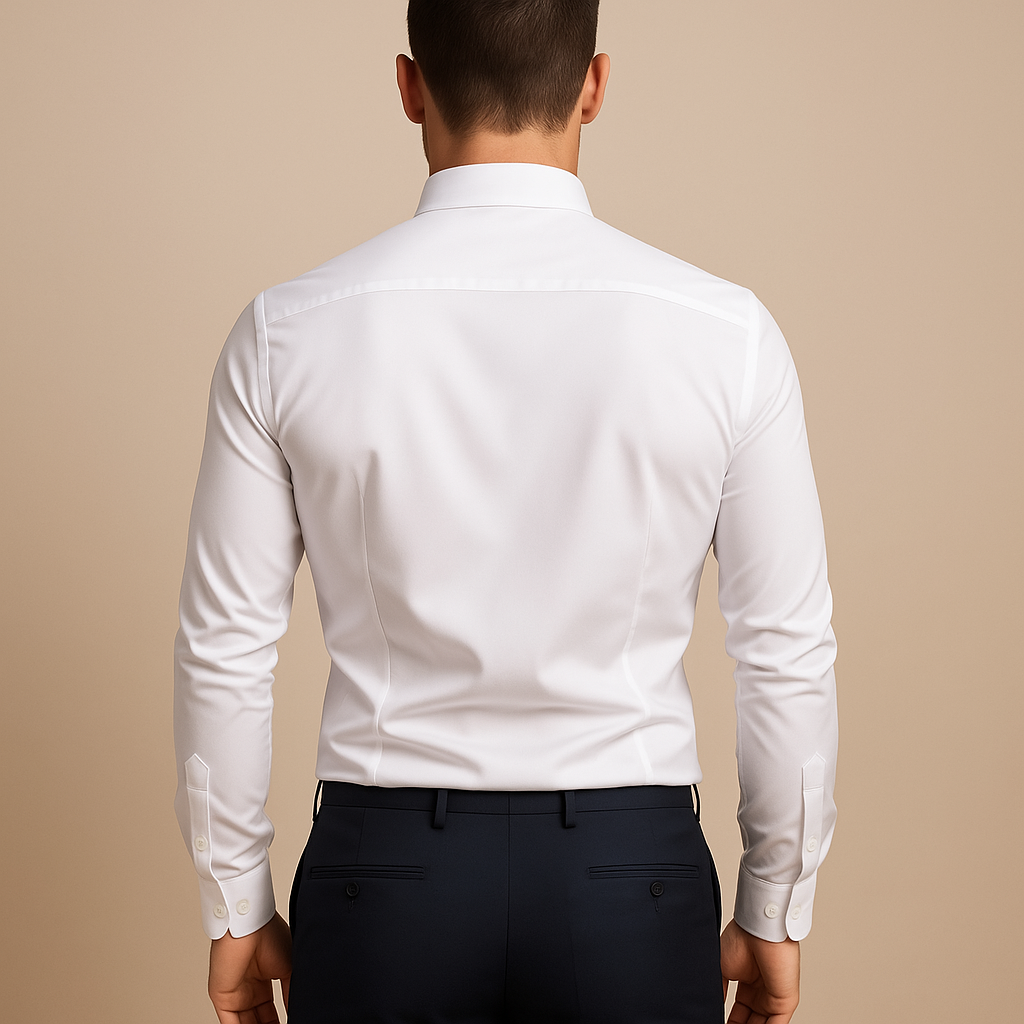 Classic long sleeve shirt for men with modern fit | Nathan