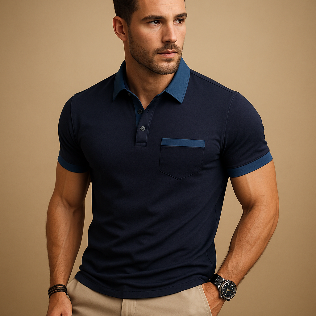 Classic polo shirt with short sleeves for men | Oliver