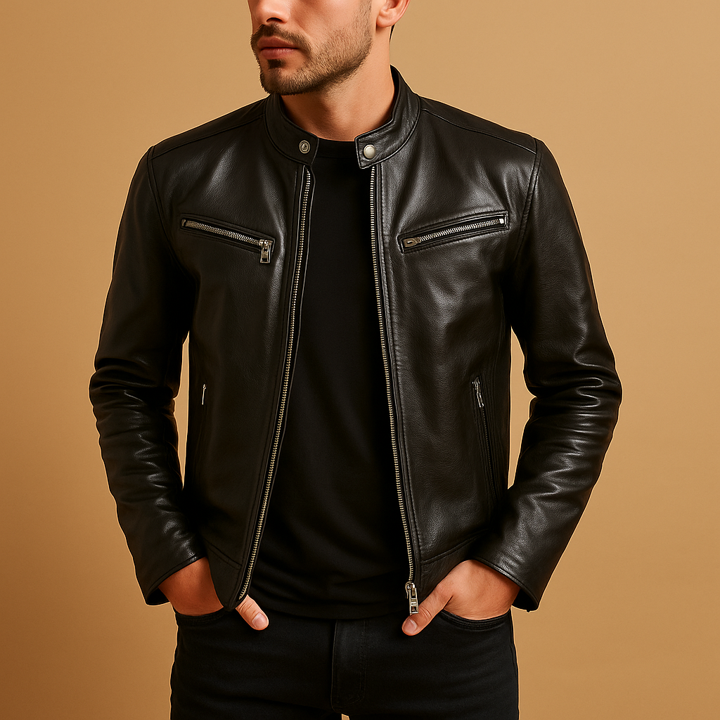 Elegant mid-season jacket for men with timeless design | Dominic