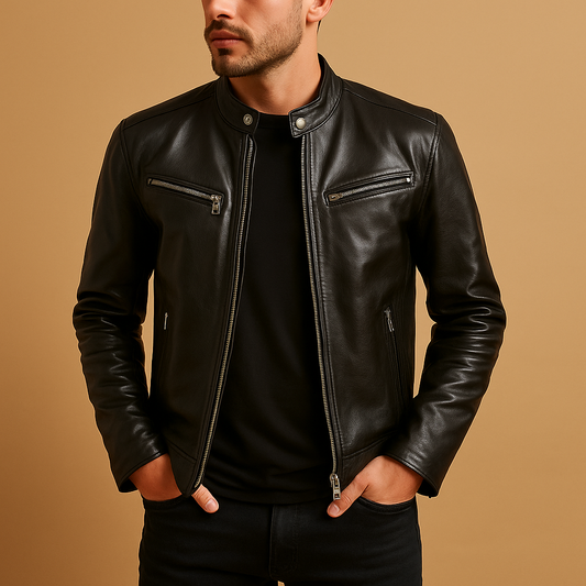 Elegant mid-season jacket for men with timeless design | Dominic