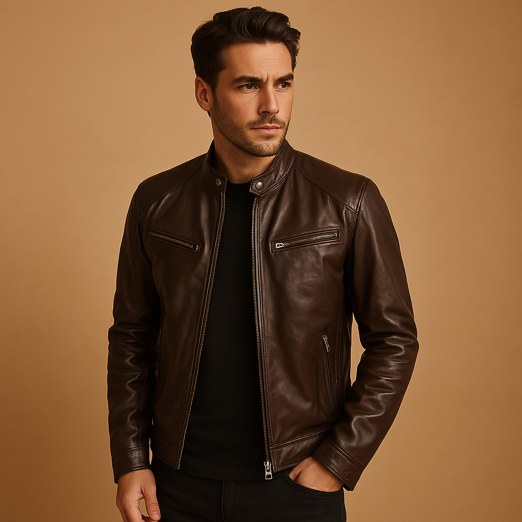 Elegant mid-season jacket for men with timeless design | Dominic