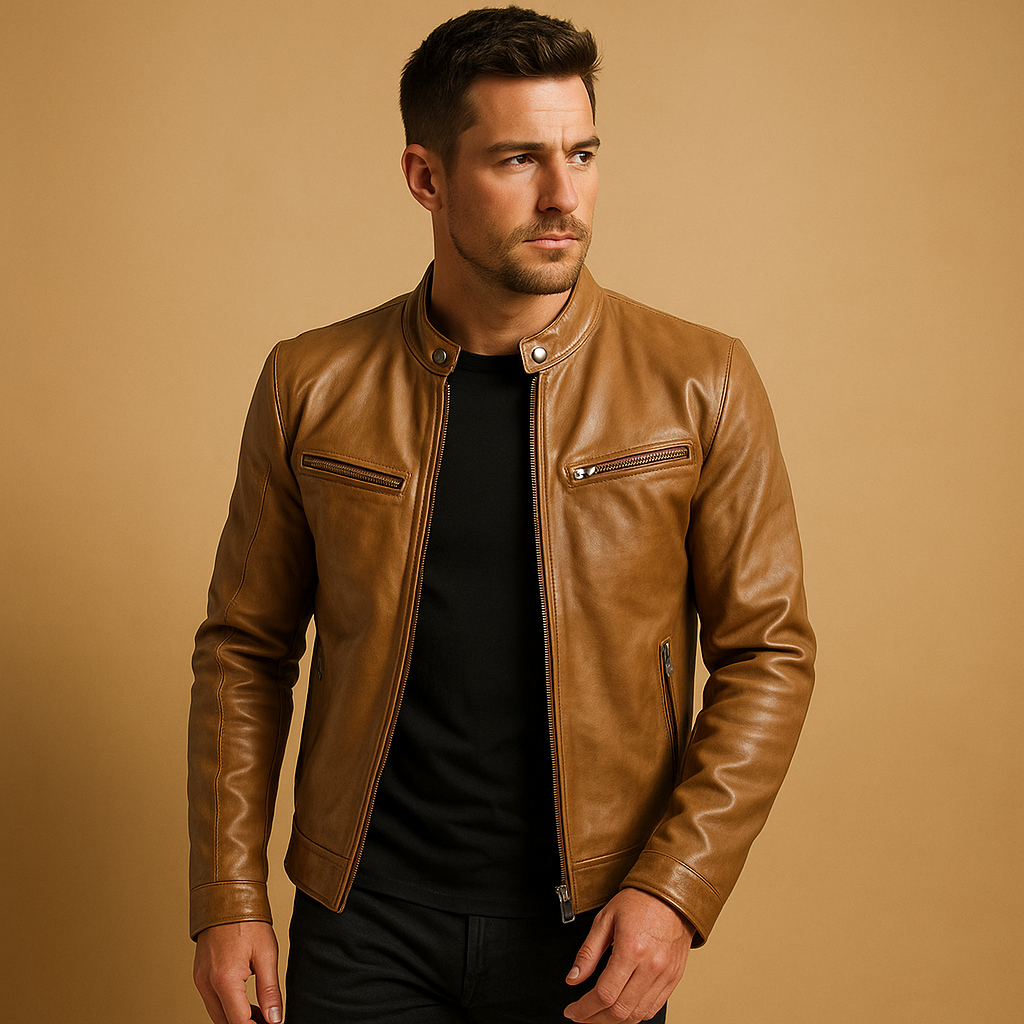 Elegant mid-season jacket for men with timeless design | Dominic