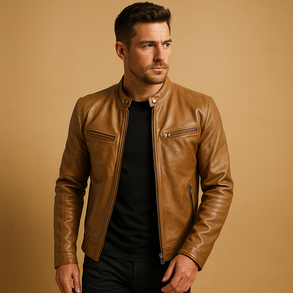 Elegant mid-season jacket for men with timeless design | Dominic