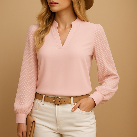 Elegant V-neck top for women | Grace