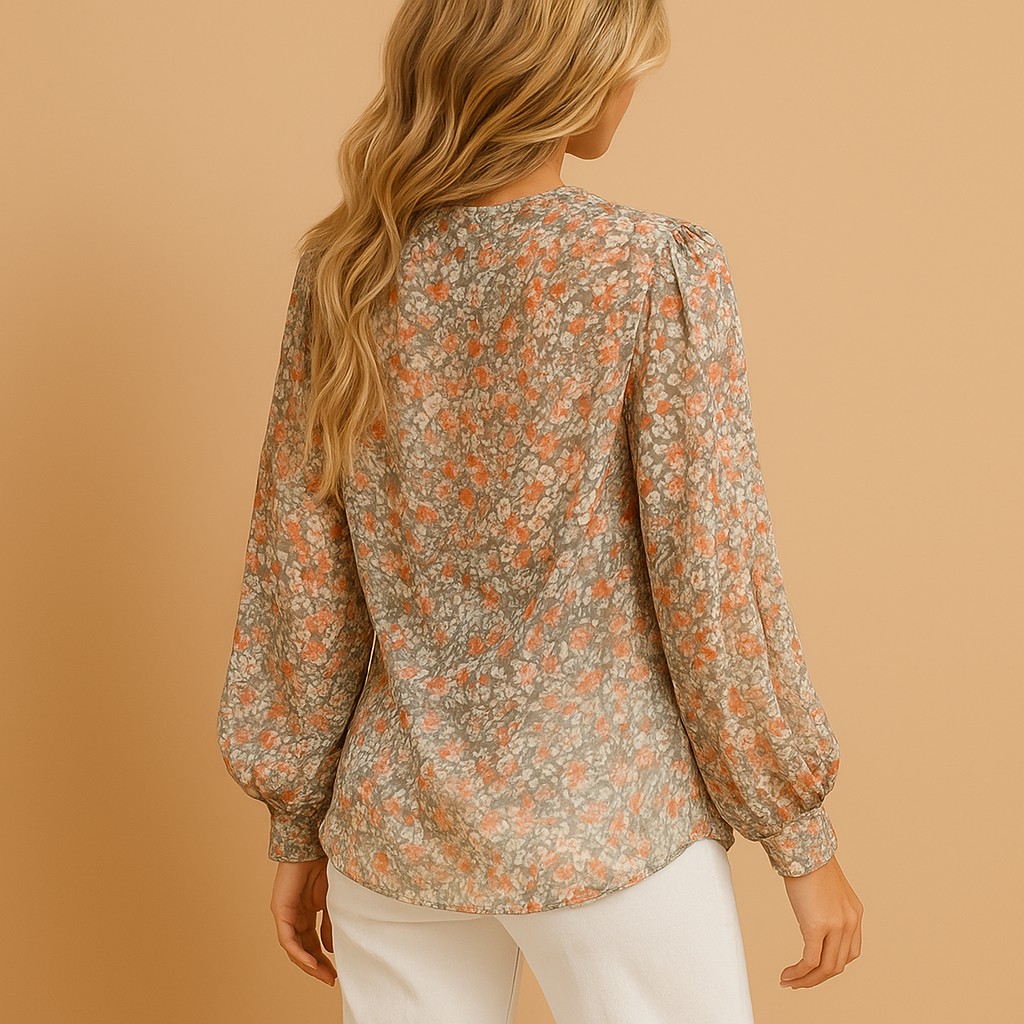 Floral summer blouse for women | Clara