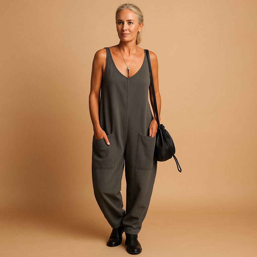 Flowy summer jumpsuit for women | Clara