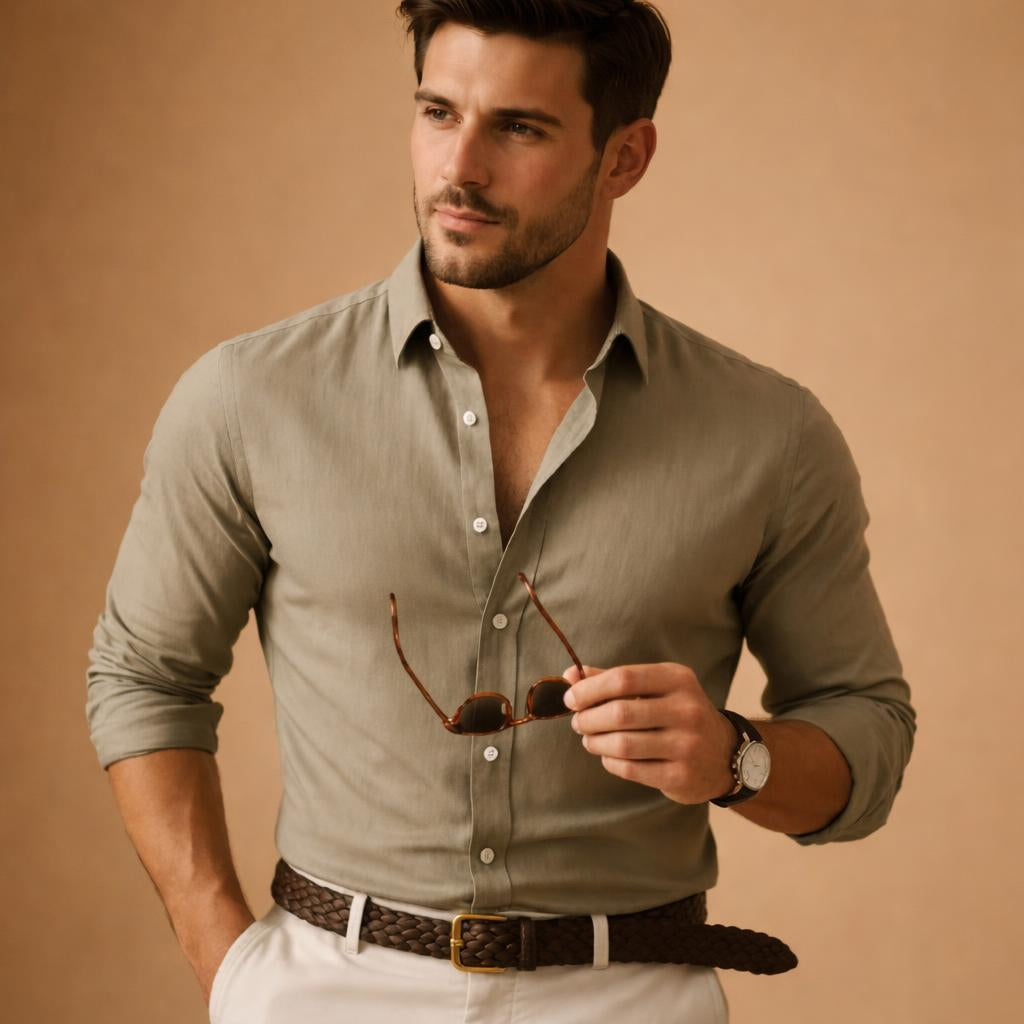 Non iron slim fit shirt for men | Patrick