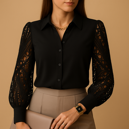 Lace sleeve blouse for women | Felicity
