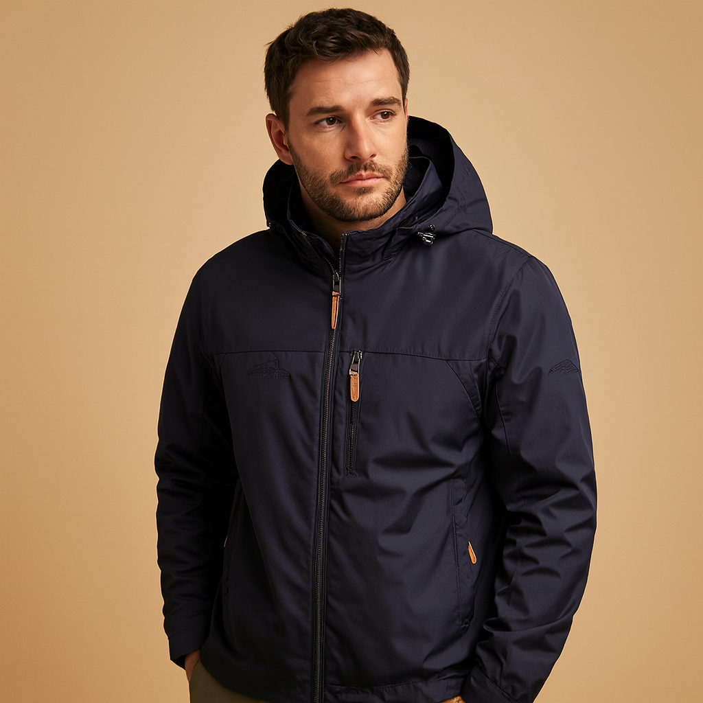 Lightweight waterproof rain jacket for men | Mason