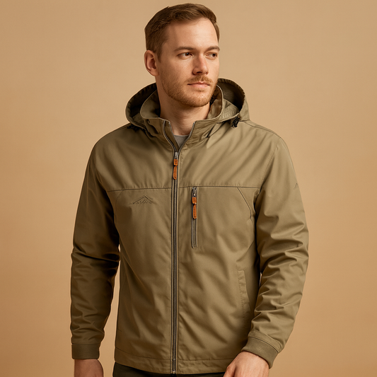 Lightweight waterproof rain jacket for men | Mason