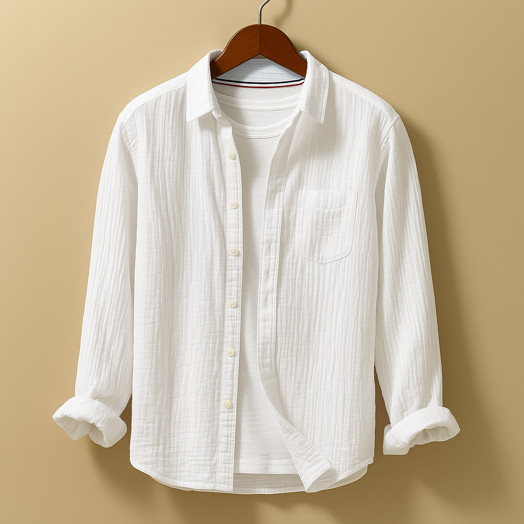 Long sleeve button down shirt for men | Oliver