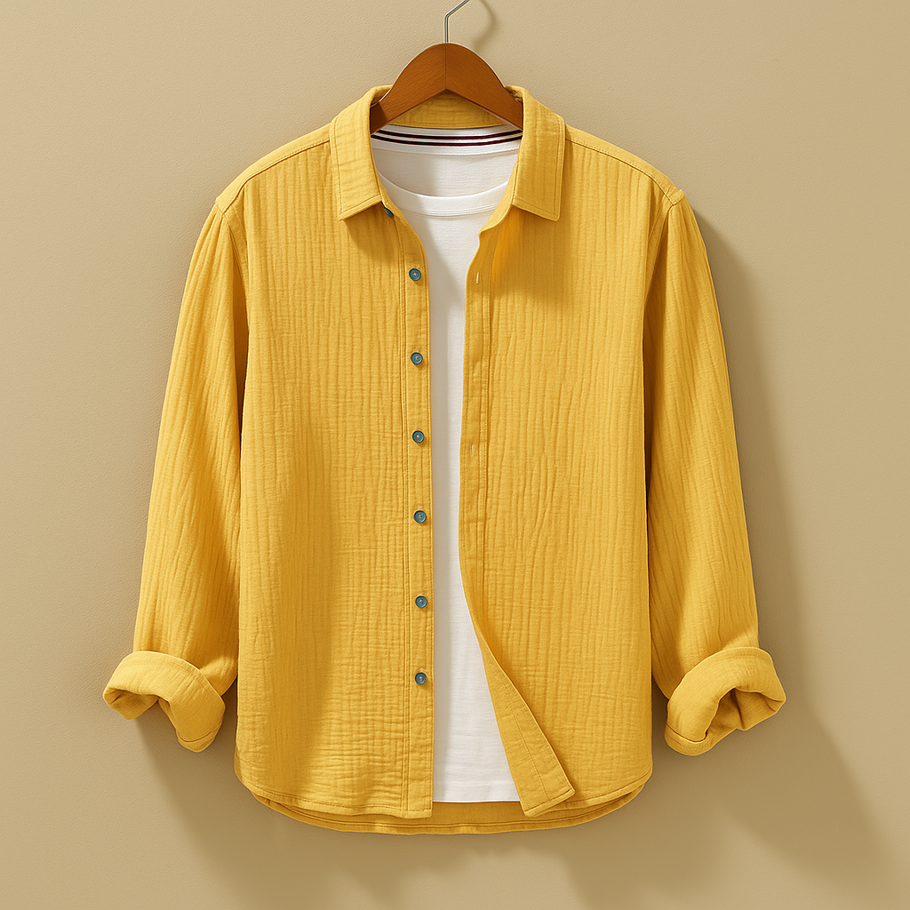 Long sleeve button down shirt for men | Oliver