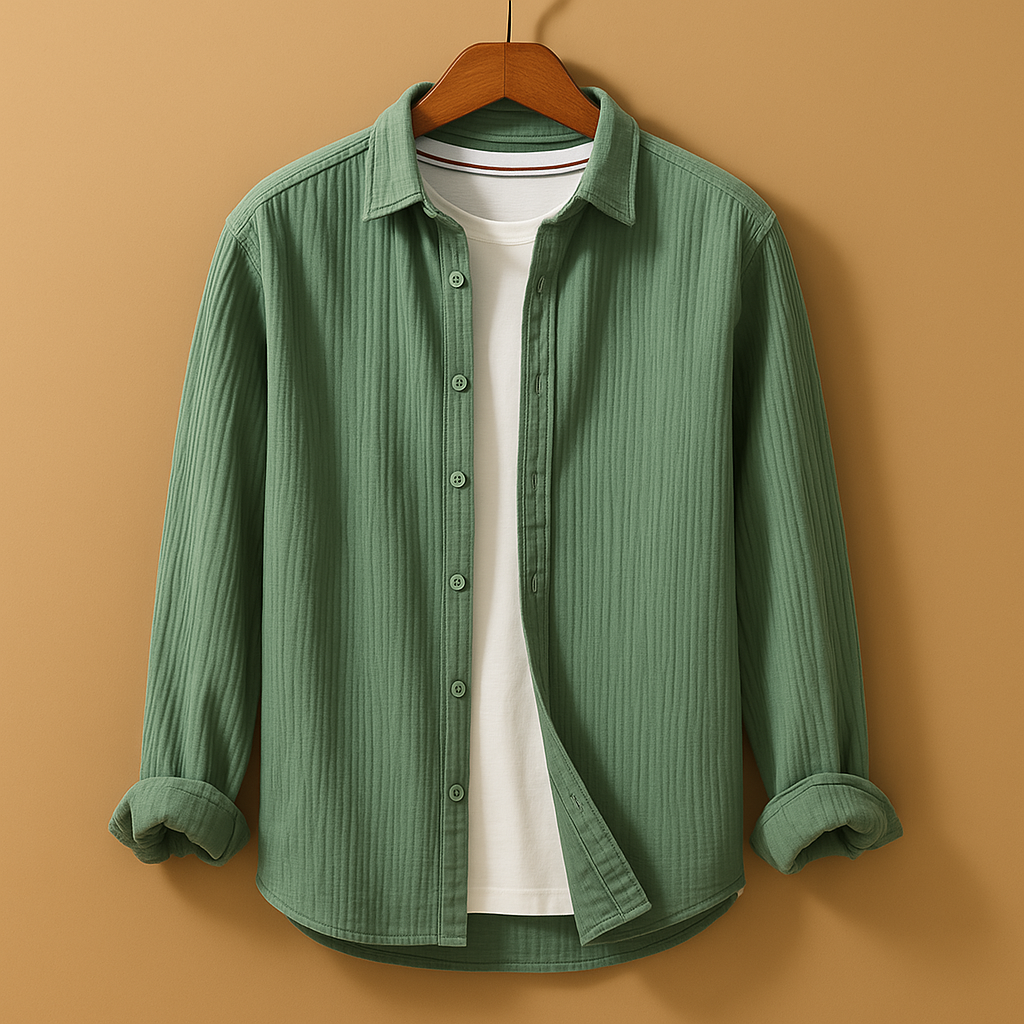 Long sleeve button down shirt for men | Oliver