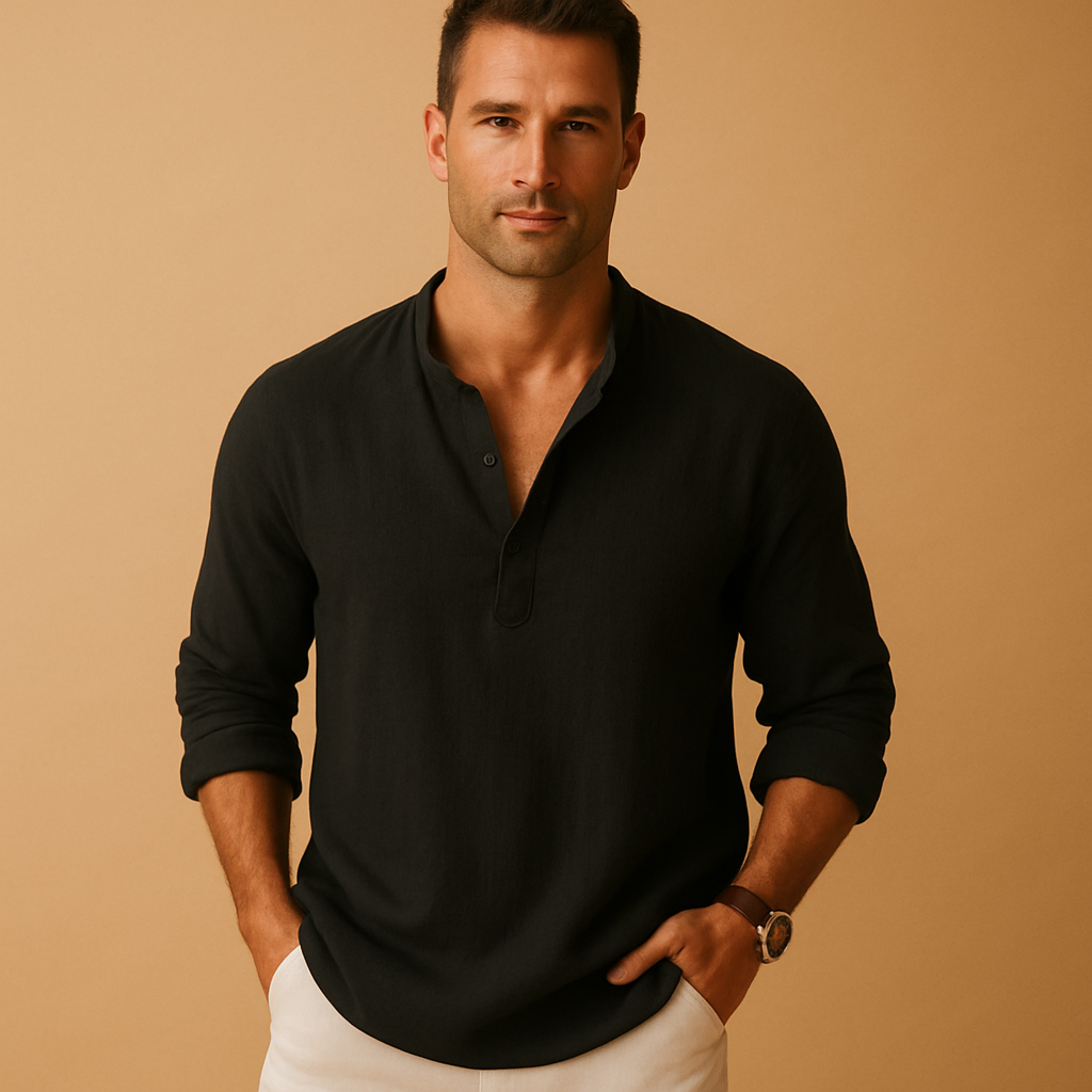 Lightweight long sleeve shirt for men | Damian