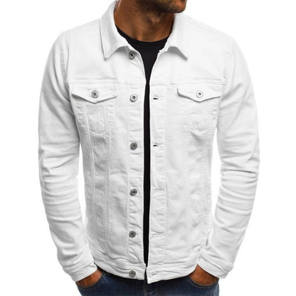 Men's Denim Jacket – Classic Button Front Trucker Jacket
