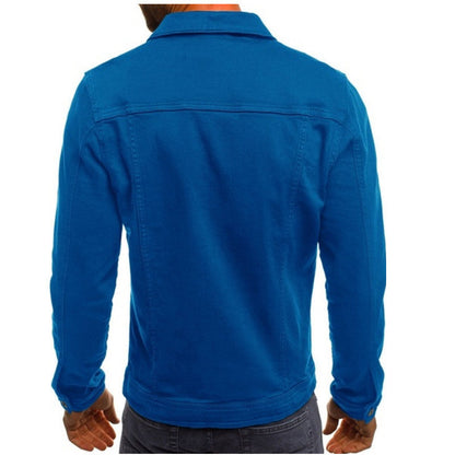 Men's Denim Jacket – Classic Button Front Trucker Jacket